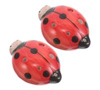 Luxshiny 2pcs Ceramic Ladybug Ocarina 6-hole in C Key for Beginners, Portable Wind Music Instrument with Easy Beginner Design and Smooth Sound, for Classroom Practice and Home Use