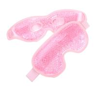 Luxshiny 2pcs Cooling Eye Ice Packs Gel Pads for Puffiness Dark Circles Relief Portable Reusable Cold Therapy Eye Pads Lightweight Gel for Soothing and Headache Treatment