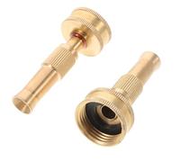 Luxshiny 2pcs Copper Garden Hose Nozzle Adjustable Spray Nozzle with 6mm Internal Thread Suitable for Garden Irrigation and Car Washing Sturdy Metal Watering for Outdoor Use