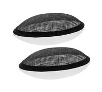Luxshiny 2pcs Felt Fascinator Hat Base DIY Mesh Hat Accessories for Women Black Versatile Easy to Use Stylish Fashionable Making Accessories