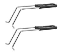 Luxshiny 2pcs Fryer Handle for Basket, 9.45 Inch Frying Basket Handle Replacement Part, Stainless Steel Egg Ring Grip for Cooking - Kitchen Cookware Accessory
