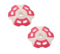 Luxshiny 2pcs Hiking Pole Mud Baskets Nylon round Trekking Poles Mud Basket Replacement Enhanced Snow Support and Quick Installation for Mountaineering and Snow