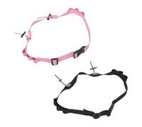 Luxshiny 2pcs Lightweight Nylon Race Belt with 6 Storage Loops and Two Reflective Squares, Adjustable Bib Holder for Marathon Runners and Athletes, for Long Distance Runs and Race Day