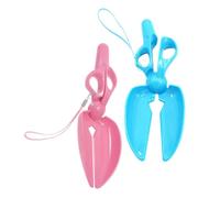 Luxshiny 2pcs Litter Shovel Portable Dog Poop Scooper Easy to Clean Sturdy Plastic Smooth Material for Outdoor Garden Walks
