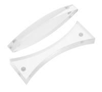 Luxshiny 2pcs Magnetic Optical Lens Physics Experiment Set Magnetic Double Convex Lens and Double Concave for Middle School Science Teaching and Optics Learning