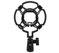 Luxshiny 2pcs Microphone Shock Mount Plastic Vibration Suspension Bracket Mic Clip Holder for Studio Recording Podcast Mic Holder Stand