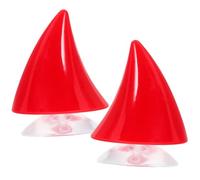 Luxshiny 2pcs Motorcycle Helmet Horns with Suction Cup, Reusable Tpe Bull Horns Accessory, Reliable Unique Design for Helmet Decoration, for Motorcycle Supply and Party Use