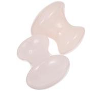 Luxshiny 2pcs Mushroom Gua Sha Massage Board Set Made of Natural Powder Crystal Beautiful Shape, Useful Scraping Plate for Neck Massage and Promote Suppleness the Skin