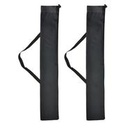 Luxshiny 2pcs Oxford Cloth Trekking Pole Bag for Walking Sticks, Black | Easy to Open and Close, Light Weight Carry Pouch, Mountaineering and Outdoor Sports, Clean Storage