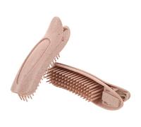 Luxshiny 2pcs Pink Hair Root Clips for Volume Easy to Use Plastic Hair Bump Clips and Home Styling