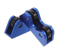 Luxshiny 2pcs Pool Cue Roller Straightness Checker with Sturdy Metal Engineering and Professional Sensitivity, Blue Billiard Cue Inspection Tool for Accurate Snooker Practice Sessions