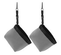 Luxshiny 2pcs Portable Golf Cleaning Bag with Waterproof Neoprene Rubber and Soft Interior, Detachable Clip Included, Minimizes Scratch on Golf Club Faces and Grips, for On-course Cleaning
