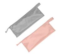 Luxshiny 2pcs Portable Hair Tools Carrying Case for Hair Dryer and Styling Tools Triangle Organizer with Dual-color Design Separate Storage for Curling Iron and Flat Iron Travel and Office