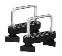 Luxshiny 2pcs Roof Rack Accessories U Clamp Brackets for Suv Truck Cargo Carrier with Nonslip Surface Fixator Clamps Compatible with Various Car Models Easy Assembly