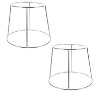 Luxshiny 2pcs Stainless Steel Seafood Plate Rack 17-23cm Non-Slip Food Dish Holder for Buffet Display and Restaurant Serving