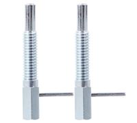 Luxshiny 2pcs Stainless Steel Spring Plungers with Self-locking Feature and Corrosion Resistance for Shipbuilding and Ship Outfitting Applications
