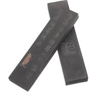Luxshiny 2pcs Traditional Chinese Ink Stick Grinding Chinese Ink Stick Black Simple Appearance Details Can Be Washed Does Not Fade Oriental Writing and Assorted Style
