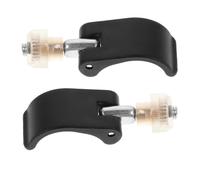 Luxshiny 2pcs Trekking Pole External Lock Clip Replacement Accessories for Collapsible Walking Sticks, Nylon Flip Lock Fastener Compatible Hiking and Camping Gear