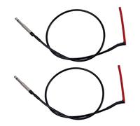 Luxshiny 2pcs Ukulele Transducer Pickup Precision Piezo Technology 2.5mm Jack Metal Pickup Stick for Musical Instruments