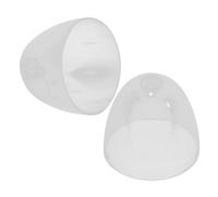 Luxshiny 2pcs Wide-Mouth Feeding Bottle Caps Replacement Lids for Baby Milk Bottles Plastic Storage Lids for Travel and Home Use