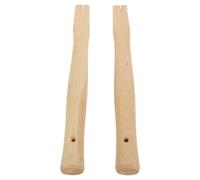 Luxshiny 2pcs Wooden Hoe Handles with Comfortable Grip and No Burrs, Beige Wood Tool Handles for Garden Work, Suitable for Woodworkers and Construction Workers