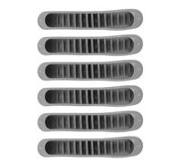 Luxshiny 3 Pairs TPR Underarm Crutch Handle Pads Replacement Cushioning Soft Padding for Aluminum Underarm Crutches and Walking Stick Accessories, Comfortable Support for Seniors