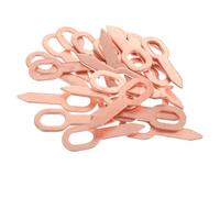 Luxshiny 30pcs Dent Puller Rings for Spot Welder, Copper Plated Iron Pulling Washers with Precise Alignment and Universal Compatibility, for Automotive Body Repair and Panel Welder Use