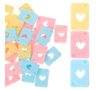 Luxshiny 30pcs Resin Playing Card Charms Candy- Appeal, Portable and Compact DIY Craft Embellishments the Go Crafting Sessions and Jewelry Making