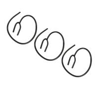 Luxshiny 3pcs Black Stethoscope Tubing Replacement Set, Plastic Extension Tubes for Stethoscope Accessories, Compatible Medical Diagnostic Use and Professional Healthcare