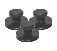 Luxshiny 3pcs Buddhist Sound Bowl Suction Cups Rubber Suction Cup for Singing Bowl Meditation Handle Use Yoga Matters
