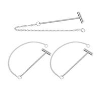 Luxshiny 3pcs Emergency Glass Breaker Fire Call Point Hammer Lightweight Iron Fire Button Hammer Breaker for Public Critical Situations Quick Emergency Response Safety Tool