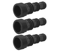Luxshiny 3pcs Garden Hose Quick Connect Adapter Kit Plastic Hose Coupler for Connecting High Pressure Water Easy to Install for Garden Watering