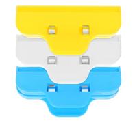 Luxshiny 3pcs Plastic Multi-use Sealing Clips for Rhinestone Art Edge Fixing, Versatile Frame Clamps for Embroidery Projects and Drawing, Professional Art Tool