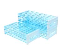 Luxshiny 3pcs Test Tube Rack for Laboratory with 50 Holes Pp Material Tube Holder Stand for Researches and Experiments Improving Work Efficiency