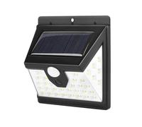 Luxshiny 40-LED Solar Sensor Wall Light Waterproof Outdoor Lighting Tool with Motion Detection, 2Pcs for Garden and Patio Use
