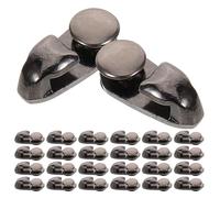 Luxshiny 40 Set Metal Rivet Back Boot Lace Hooks and Shoe Eyelets for Leather and Work Shoes Quick Replacement Hardware with Modern Metallic Look and Everyday Use