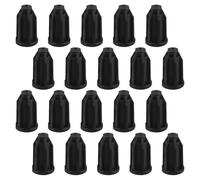 Luxshiny 40pcs Black Plastic Caster Sleeve Outer Inner Heavy-duty round Inserts for Office Chair Wheels Furniture Stem Socket Replacement Easy DIY Installation Secure Fit