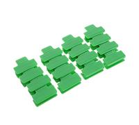 Luxshiny 40Pcs Greenhouse Film Clamps PP Plastic Clips for Garden Tunnel Hoops with Two Professional Fixing Tool for Membrane Cloth and Plant Support