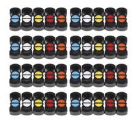 Luxshiny 40pcs Mm Mixer Fader Knobs Replacement Caps, Plastic Slider Potentiometer Knob Caps for Precise Audio Mixer Adjustment, Suitable for Live Broadcasts and Gaming Streams