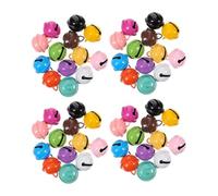 Luxshiny 40pcs Multi-function Cat Bells Pet Accessory Iron Craft Bells with Delicate Simple Design for Christmas Hanging Ornaments on Tree Branches Random Color