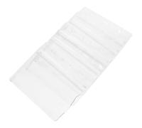 Luxshiny 40pcs PVC Badge Holders for Business Cards and Ids Waterproof Small Card Sleeves with Independent Design Protective Covers for Students and Workers