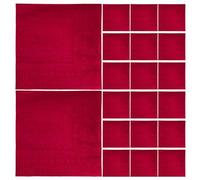 Luxshiny 40pcs Red Paper Napkins for Dining Table and Birthday Party, Easy to Fold with Enhanced Absorption, Square Shape Paper Napkins in Elegant Simplicity Style, for Christmas and Winter