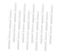 Luxshiny 40pcs Vertical Blind Repair Parts Double Hole Plastic Slat Tabs Enhanced Stability and Premium Durability for Vertical Blind Replacement Slats in Living Rooms and Offices