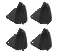 Luxshiny 4pcs Anti Vibration Speaker Isolation Pads for Subwoofer and Amplifier Recorder, Abs Material with Anti-slip and Vibration Reduction Features, for Studies and Living Rooms, Black