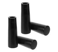 Luxshiny 4pcs Black Plastic Beer Tap Handles Long Draft Faucet Handles Replacement for Home Brewing Keg Faucet Supplies for Bars Restaurants Weddings and Parties
