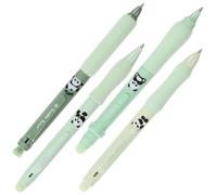 Luxshiny 4pcs Erasable Gel Pens Light Press Gel Pen Push-type Design Smooth Writing Plastic Body Portable for Students