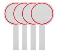 Luxshiny 4pcs Handheld White Boards Mini Whiteboard Foam Material Lightweight Delicate Touch for General Ball Games Sports Events