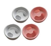 Luxshiny 4pcs Nail Soaking Bowl for Manicure Hand Care Eco-friendly Reusable for Nail Art Exfoliating at Home Salon Random Color