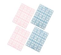 Luxshiny 4pcs Non Slip Rabbit Cage Foot Pads with Hollow Design for Small Pets Comfortable DIY Floor Mats for Bunny Guinea Pig Chinchilla Cat Puppy Cages Soft Pet Floor Cushion