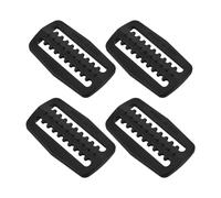 Luxshiny 4pcs Plastic Dive Weight Belt Keepers with Abs Material and Corrosion Resistant Design, Wide Compatibility for Scuba Harness and Bcd Strap Keeper Systems, for Freediving